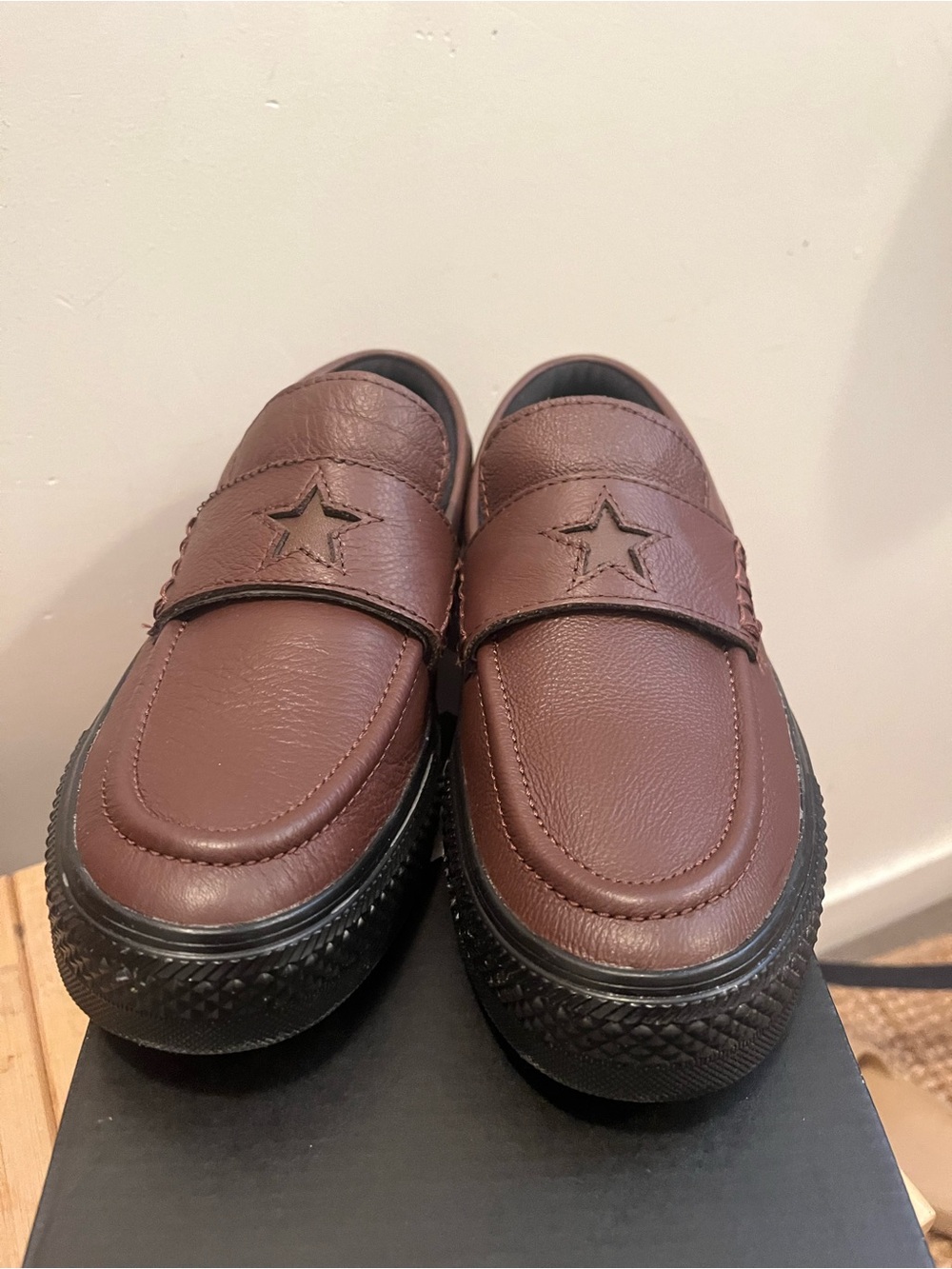 Brown Converse Loafers